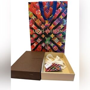 Louis Vuitton Drawer Box 5.5 x 8.5 w/ Special Edition Shopping Bag,Ribbon & Card